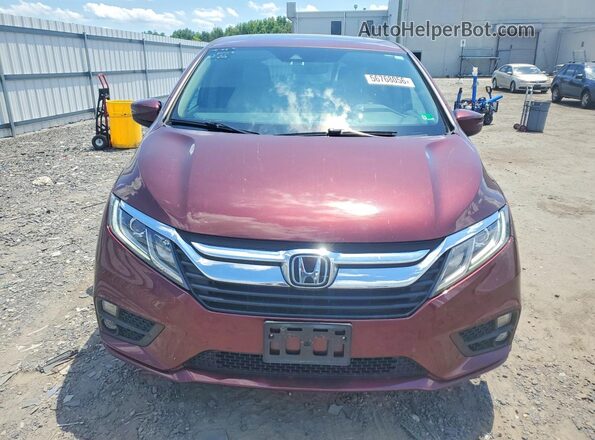 5FNRL6H75KB103180 2019 HONDA ODYSSEY Burgundy Դիմացի տեսք