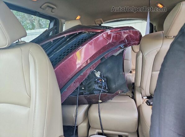 5FNRL6H75LB041653 2020 HONDA ODYSSEY Burgundy Հետևի նստատեղերի տեսք