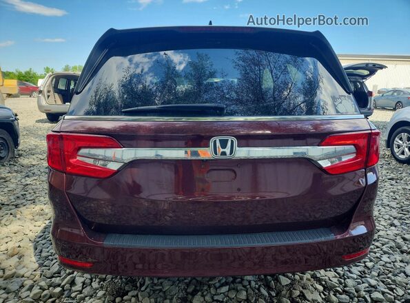 5FNRL6H75LB041653 2020 HONDA ODYSSEY Burgundy Հետևի տեսք
