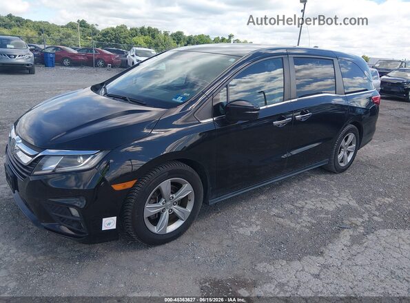 5FNRL6H75LB050952 2020 HONDA ODYSSEY Black Передня ліва чверть