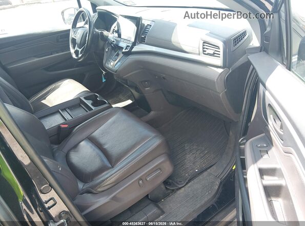 5FNRL6H75LB050952 2020 HONDA ODYSSEY Black Вид салону спереду