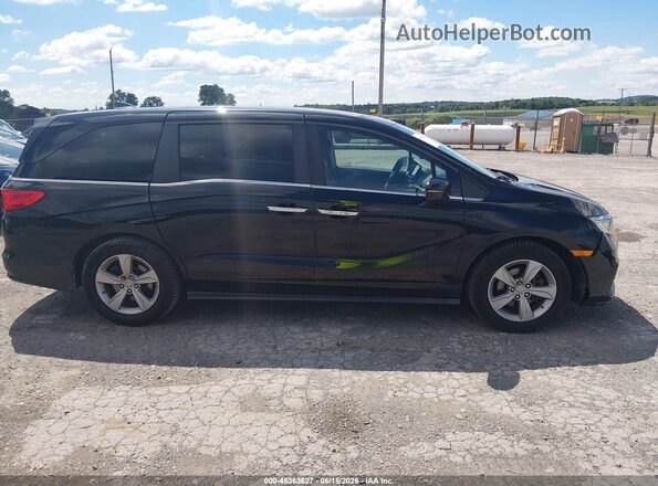 5FNRL6H75LB050952 2020 HONDA ODYSSEY Black Вид задньої частини салону