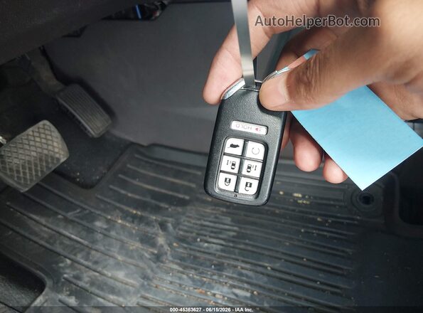 5FNRL6H75LB050952 2020 HONDA ODYSSEY Black Вид панелі приладів