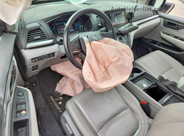 5FNRL6H75MB029214 2021 HONDA ODYSSEY Silver Առջևի վահանակի տեսք