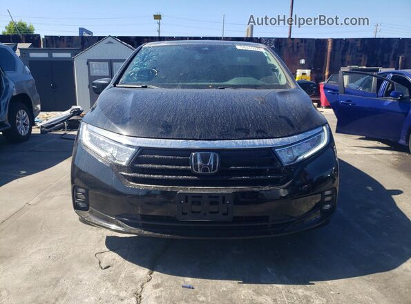 5FNRL6H75MB032680 2021 HONDA ODYSSEY Black Vista frontal