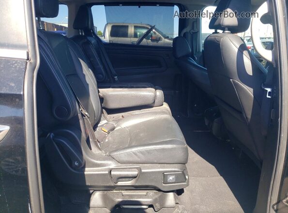 5FNRL6H75MB032680 2021 HONDA ODYSSEY Black Vista de los asientos traseros