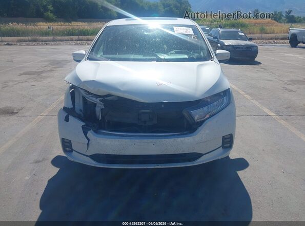 5FNRL6H75NB064918 2022 HONDA ODYSSEY White Instrument cluster view
