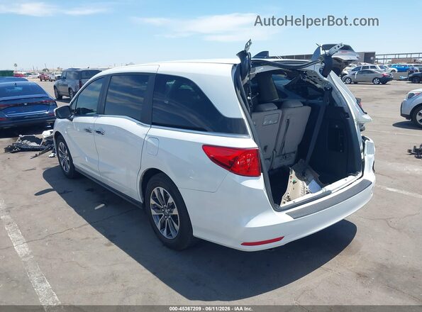 5FNRL6H75NB065552 2022 HONDA ODYSSEY White Rear left