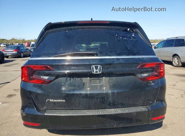 5FNRL6H75PB000526 2023 HONDA ODYSSEY Black Vista trasera