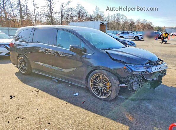 5FNRL6H75PB000526 2023 HONDA ODYSSEY Black Delantero derecho