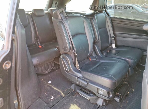 5FNRL6H75PB000526 2023 HONDA ODYSSEY Black Vista interior trasera