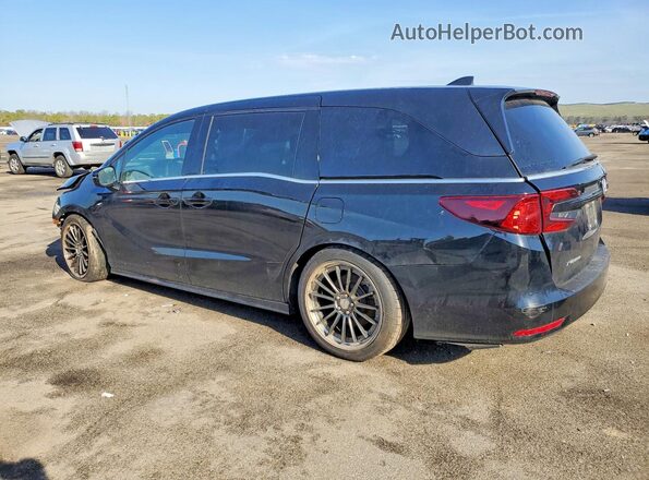 5FNRL6H75PB000526 2023 HONDA ODYSSEY Black Trasero izquierdo