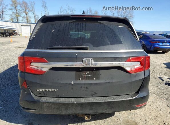 5FNRL6H76JB012739 2018 HONDA ODYSSEY Black უკანა ხედი