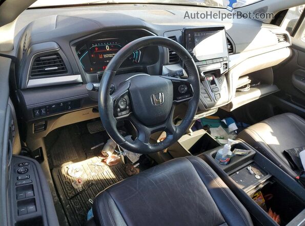 5FNRL6H76JB012739 2018 HONDA ODYSSEY Black წინა პანელის ხედი