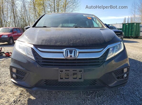 5FNRL6H76JB012739 2018 HONDA ODYSSEY Black წინა ხედი