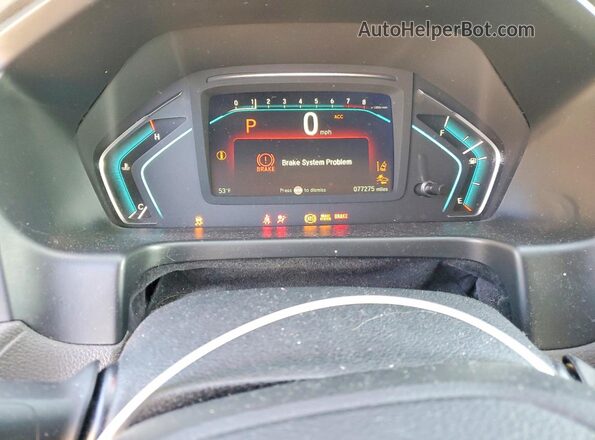 5FNRL6H76JB012739 2018 HONDA ODYSSEY Black ხელსაწყოთა პანელის ხედი