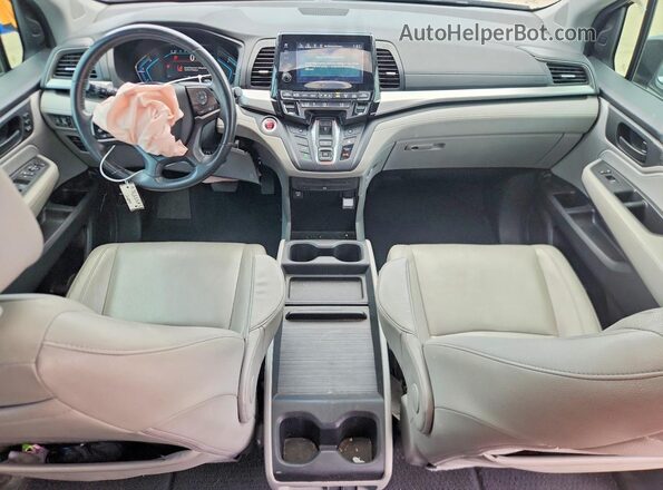 5FNRL6H76JB033848 2018 HONDA ODYSSEY Blue Widok deski rozdzielczej