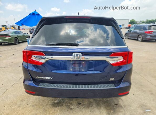 5FNRL6H76JB033848 2018 HONDA ODYSSEY Blue Widok z tyłu