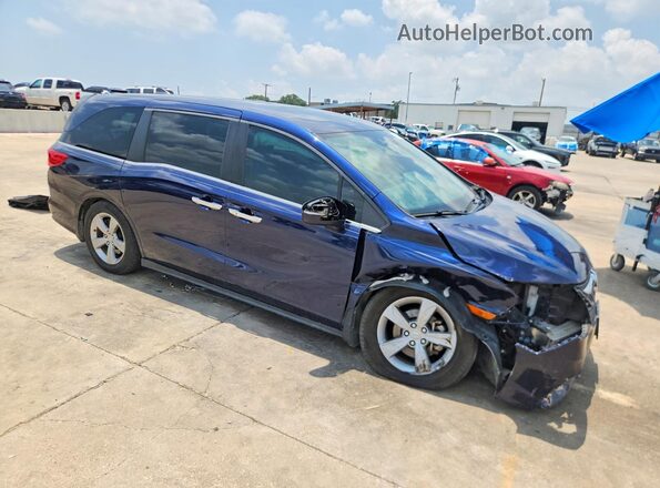 5FNRL6H76JB033848 2018 HONDA ODYSSEY Blue Przód prawy