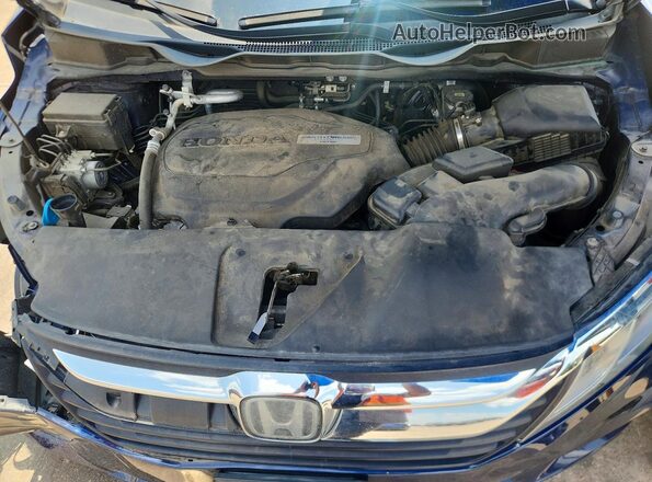 5FNRL6H76JB033848 2018 HONDA ODYSSEY Blue Widok komory silnika