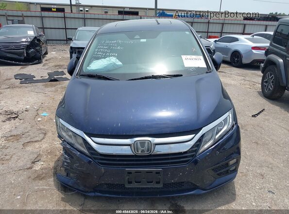 5FNRL6H76JB057891 2018 HONDA ODYSSEY Dark Blue Սալոնի հետևի տեսք