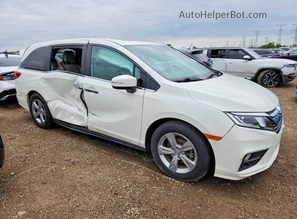 5FNRL6H76KB072599 2019 HONDA ODYSSEY Белый Передняя правая четверть