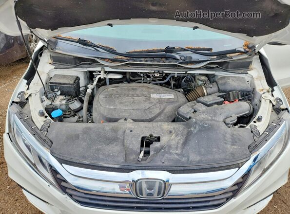 5FNRL6H76KB072599 2019 HONDA ODYSSEY Белый Вид задней части салона
