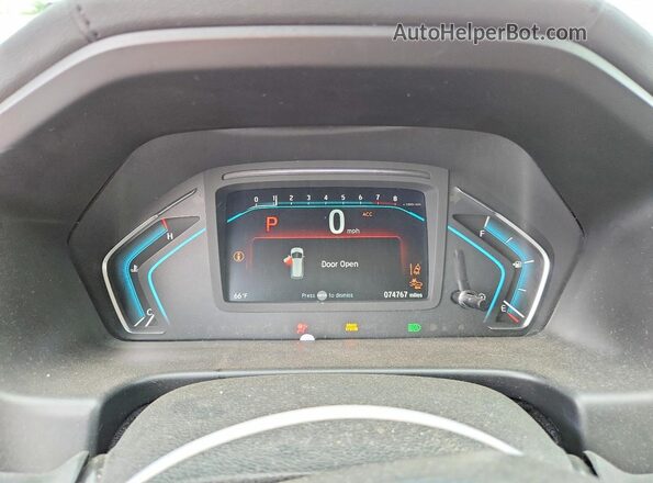 5FNRL6H76KB072599 2019 HONDA ODYSSEY Белый Вид щитка приборов