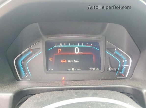 5FNRL6H76KB073042 2019 HONDA ODYSSEY Gray Instrument cluster view