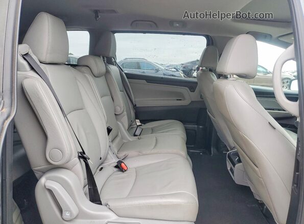 5FNRL6H76KB073042 2019 HONDA ODYSSEY Gray Rear interior view