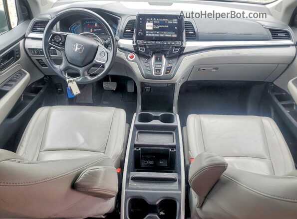 5FNRL6H76KB073042 2019 HONDA ODYSSEY Gray Dashboard view