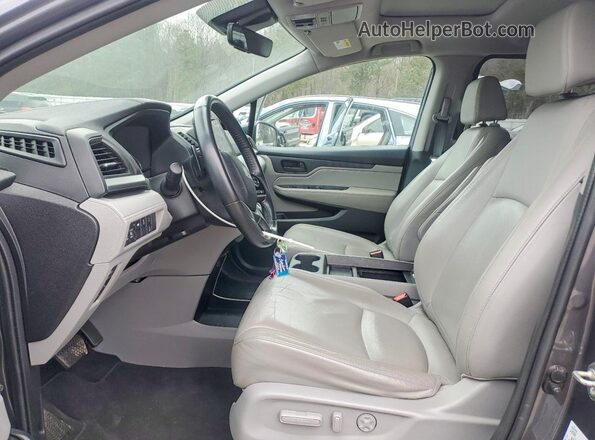 5FNRL6H76KB073042 2019 HONDA ODYSSEY Gray Front interior view