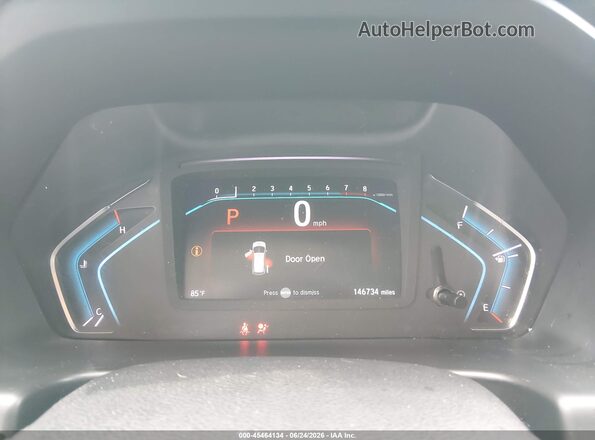 5FNRL6H76KB083649 2019 HONDA ODYSSEY Темно-бордовый Вид задних сидений