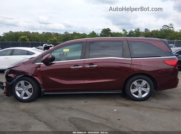 5FNRL6H76KB083649 2019 HONDA ODYSSEY Темно-бордовый Панорамный вид салона 360°