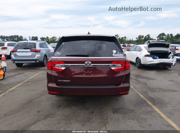5FNRL6H76KB083649 2019 HONDA ODYSSEY Темно-бордовый 
