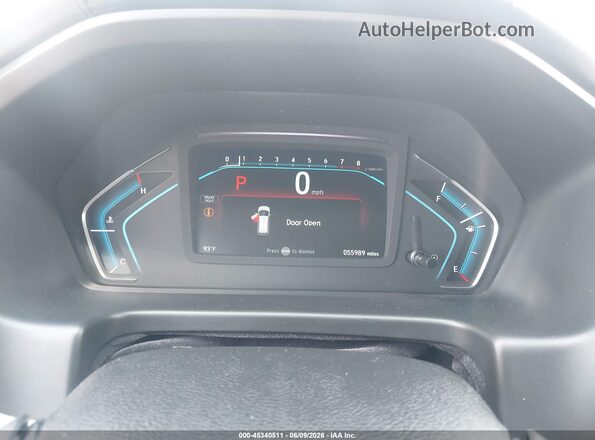 5FNRL6H76KB088334 2019 HONDA ODYSSEY Gray Rear seats view