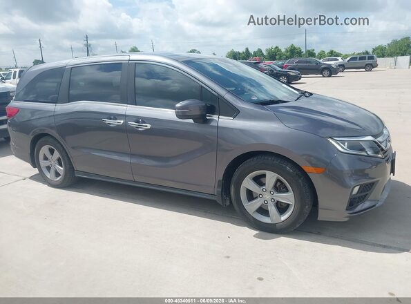 5FNRL6H76KB088334 2019 HONDA ODYSSEY Gray Rear interior view