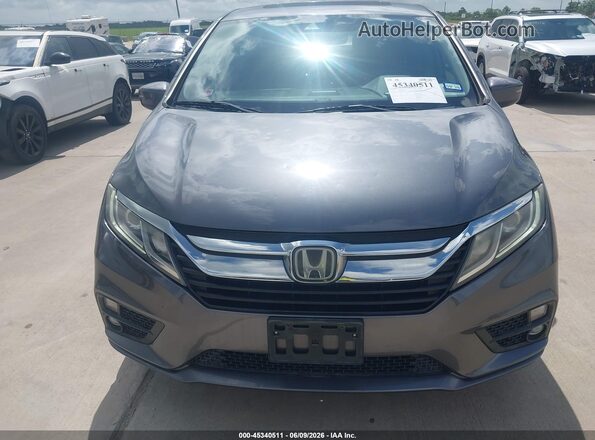 5FNRL6H76KB088334 2019 HONDA ODYSSEY Gray Instrument cluster view