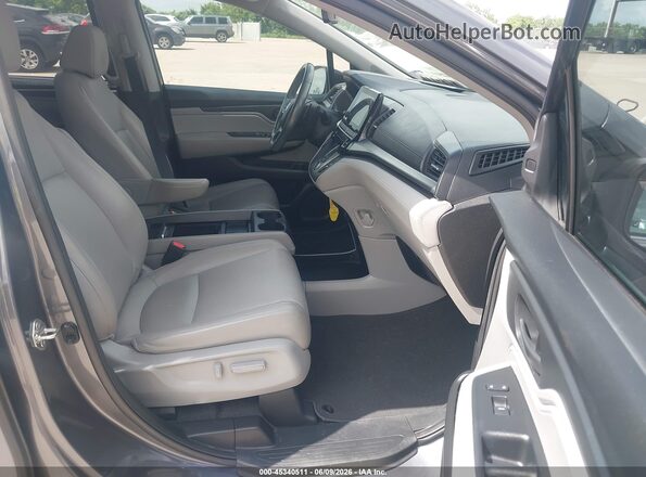 5FNRL6H76KB088334 2019 HONDA ODYSSEY Gray Front interior view