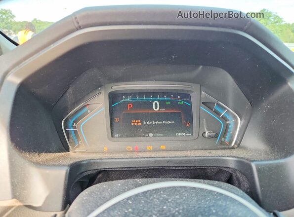 5FNRL6H76KB093033 2019 HONDA ODYSSEY White Vista del cuadro de instrumentos