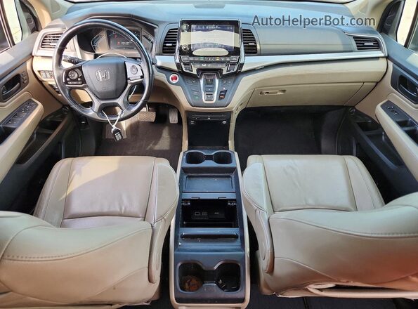 5FNRL6H76KB093033 2019 HONDA ODYSSEY White Vista del salpicadero