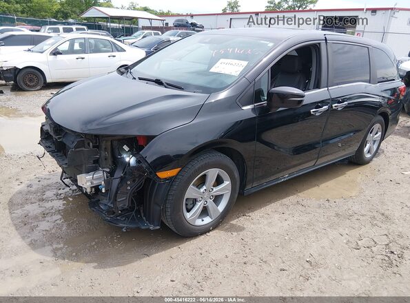 5FNRL6H76LB012999 2020 HONDA ODYSSEY Black Передня ліва чверть
