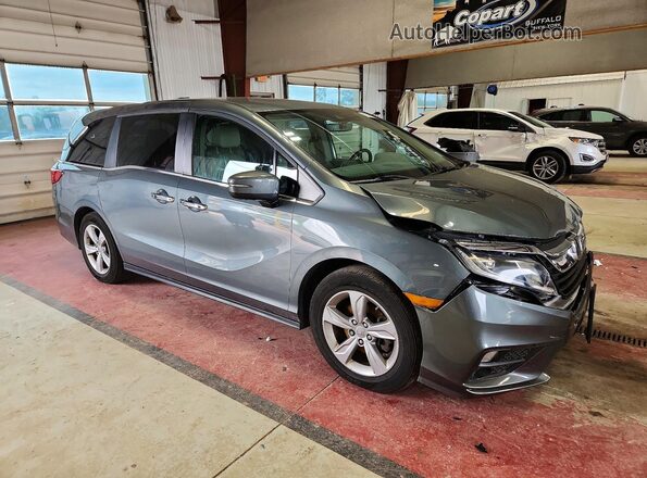5FNRL6H76LB021444 2020 HONDA ODYSSEY Gray Delantero derecho