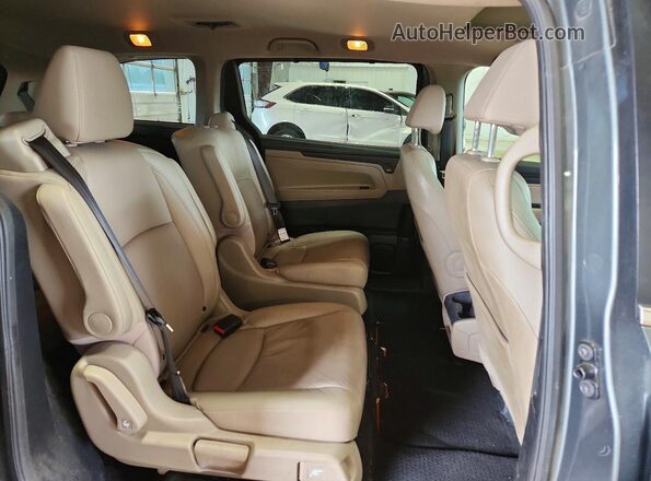 5FNRL6H76LB021444 2020 HONDA ODYSSEY Gray Vista interior trasera