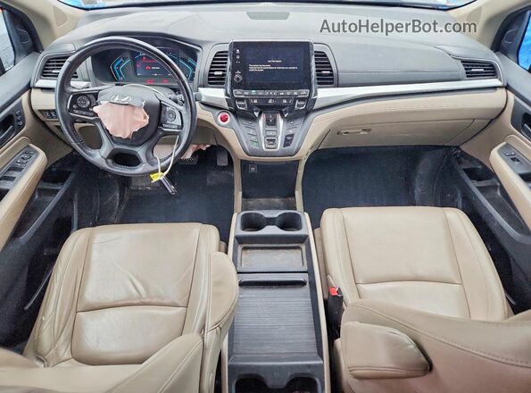 5FNRL6H76LB021444 2020 HONDA ODYSSEY Gray Vista del salpicadero