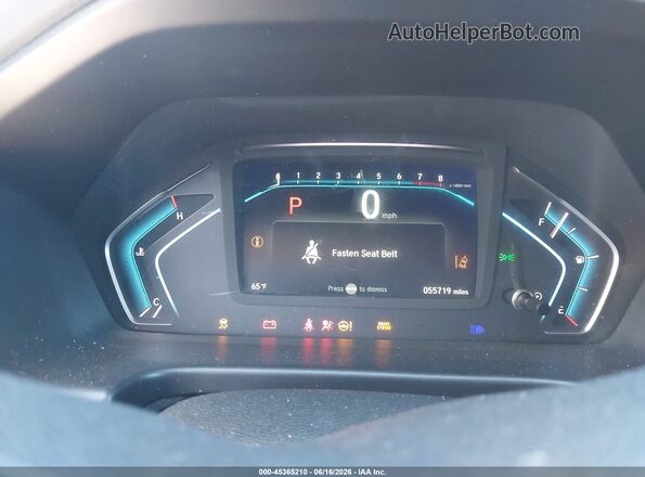 5FNRL6H76LB021959 2020 HONDA ODYSSEY Темно-бордовый Вид задних сидений