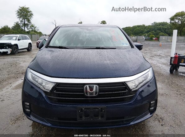 5FNRL6H76MB037600 2021 HONDA ODYSSEY Dark Blue Вид панелі приладів