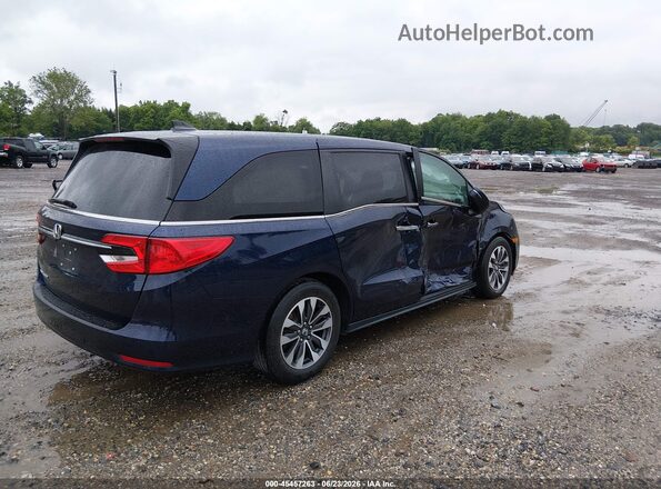 5FNRL6H76MB037600 2021 HONDA ODYSSEY Dark Blue Задня права чверть