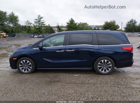 5FNRL6H76MB037600 2021 HONDA ODYSSEY Dark Blue Вид задньої частини салону