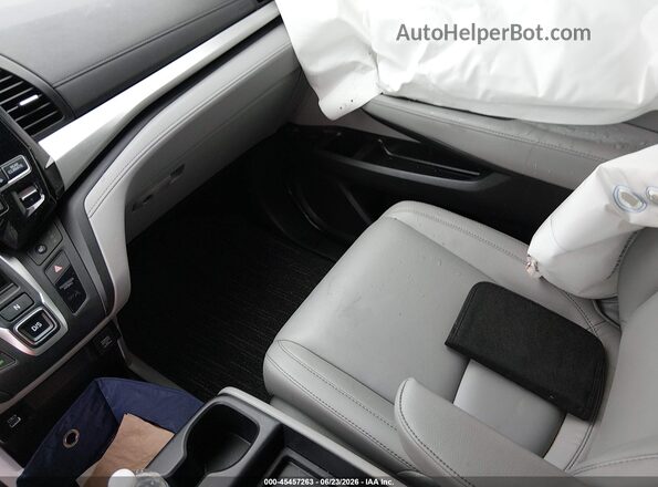 5FNRL6H76MB037600 2021 HONDA ODYSSEY Dark Blue Вид салону спереду